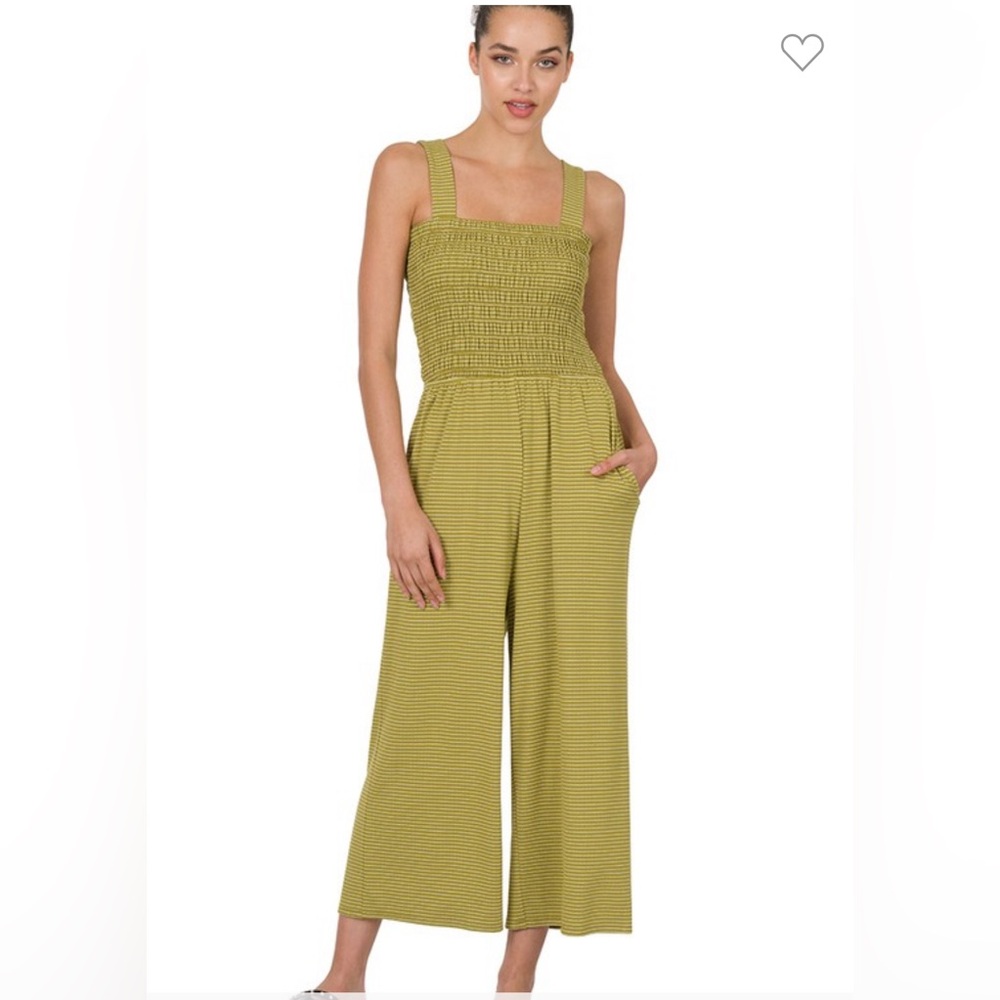 Zenana Outfitters Olive Jumpsuit